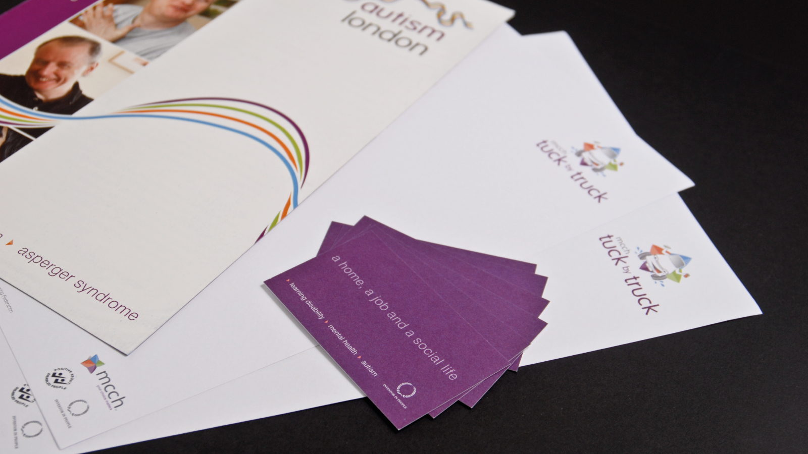 Stationery designs and corporate brochure designs for Charity MCCH